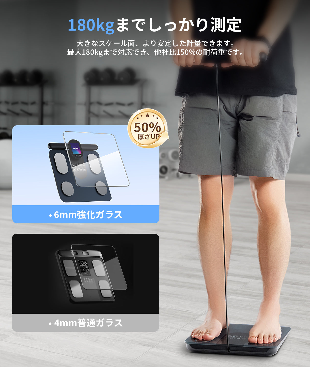 体重計・体組成計 FG2305ULB ブラック