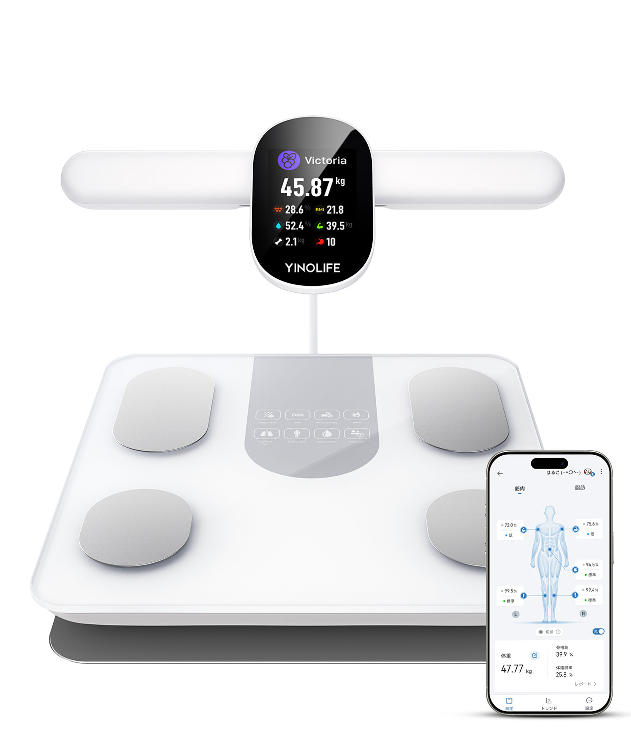 体重計・体組成計 FG2305ULB ホワイト